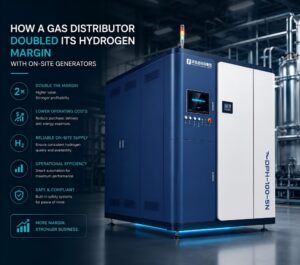 How a Gas Distributor Doubled Its Hydrogen Margin with On-Site Generators