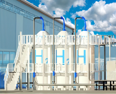 Hydrogen Buffer Storage Vessels, Hydrogen Pressure Stabilization Equipment for Hydrogen Fuel Cell Generator Power System