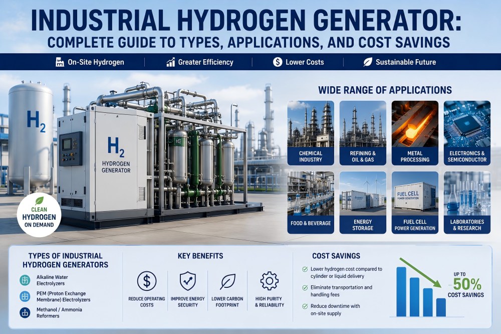 Industrial Hydrogen Generator: Complete Guide to Types, Applications, and Cost Savings Industrial Hydrogen Generator Complete Guide to Types, Applications, and Cost Savings